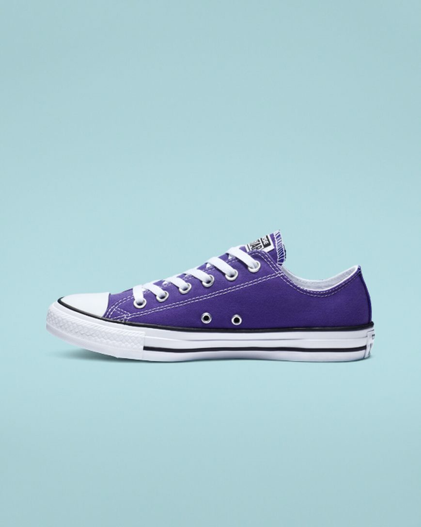 Zapatillas Bajas Converse Chuck Taylor All Star Classic Mujer Moradas | PE 2LEW4P